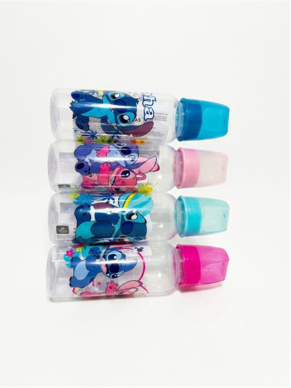 Disney Stitch & Angel Baby Bottles 9 oz Set of 4 BPA Free New